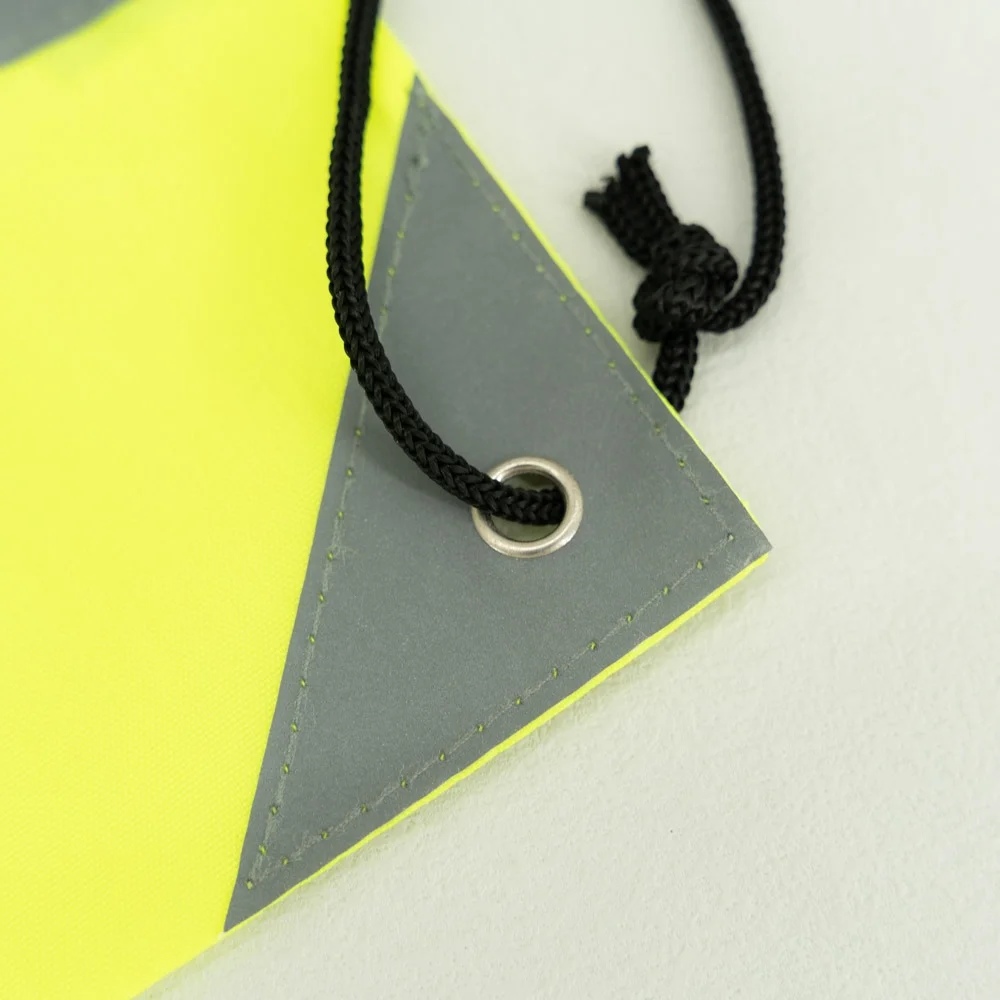 High quality sport reflective strip customized portable polyester drawstring backpack bag - JR22PE06 - Detail