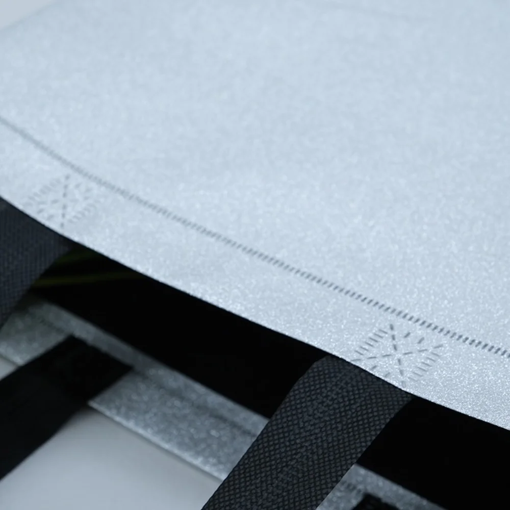 cheap wholesale Silver color laminated ultrasonic pp non woven shopping bag - JR23-UL03 - Detail
