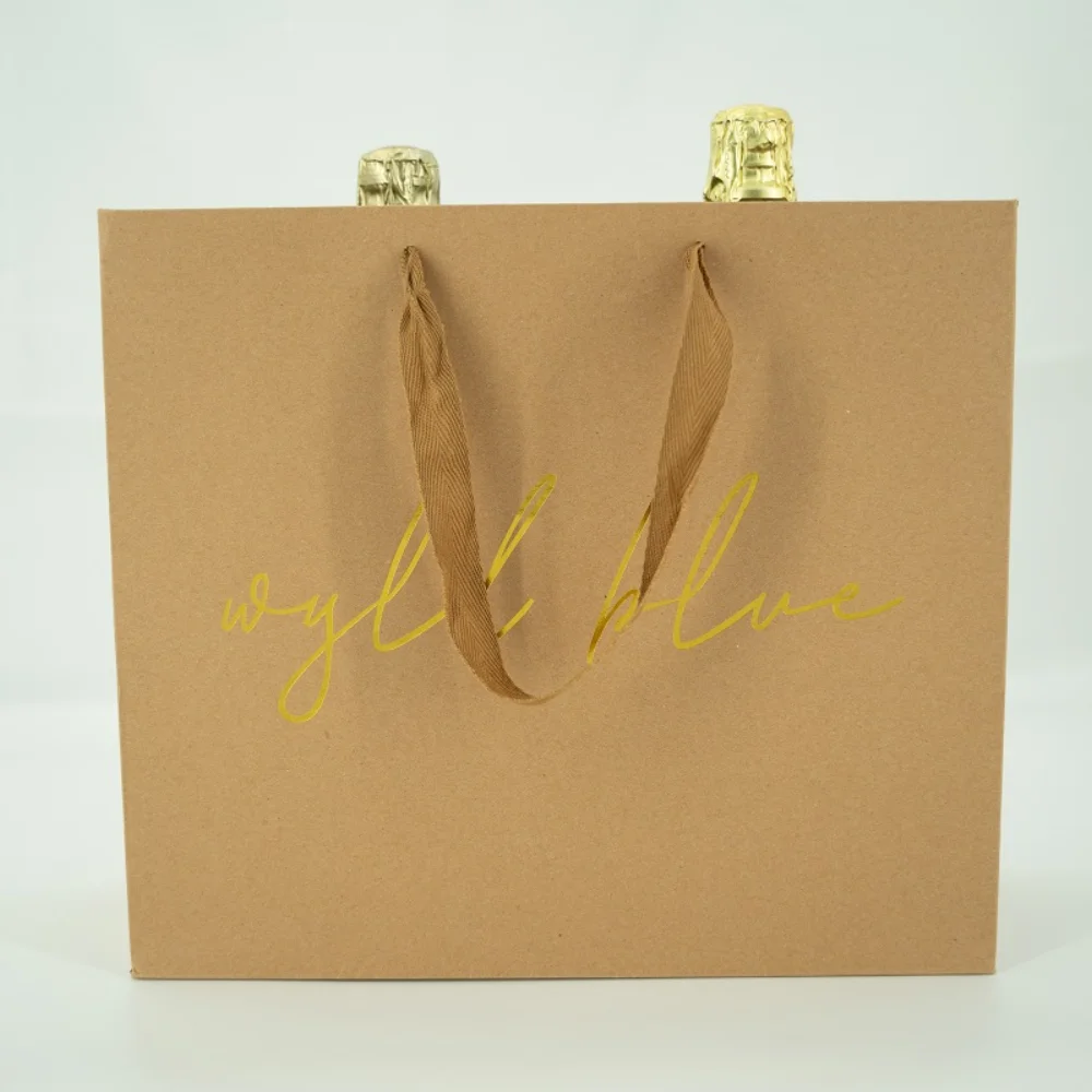 Sophisticated Elegant Paper Bags; Green Packaging Choices - PA23R001 - Detail