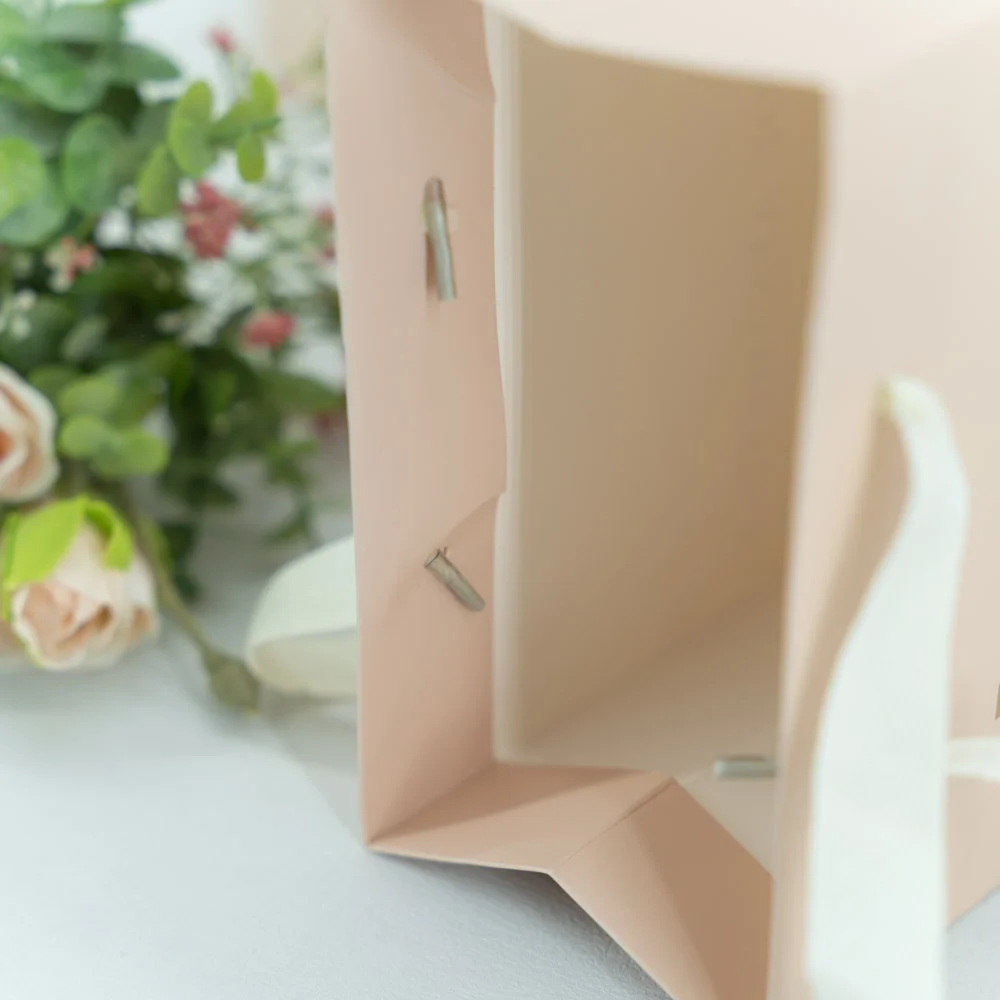 Custom Recyclable eco-friendly paper bags For Beauty Shop - PA23R004 - Detail